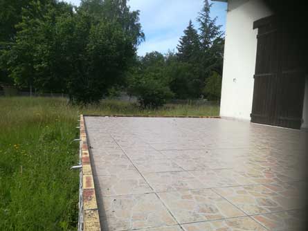 Creation terrasse exterieure