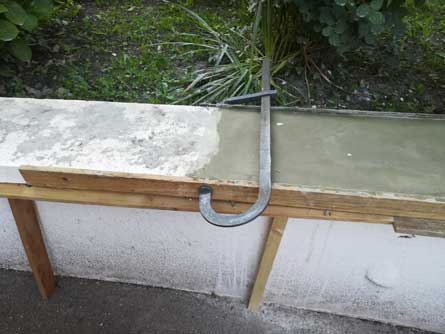 Réparation d'un muret