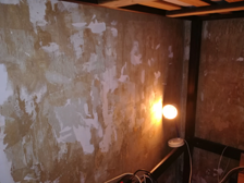 Murs en cours de préparation