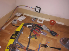 Préparation des prises électriques