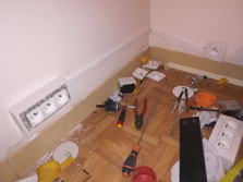 Vue globale de l'ensemble peu avant finitions et nettoyage