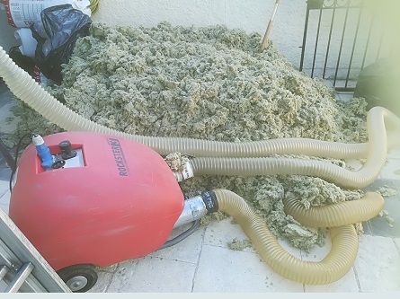 Souffleur laine de roche